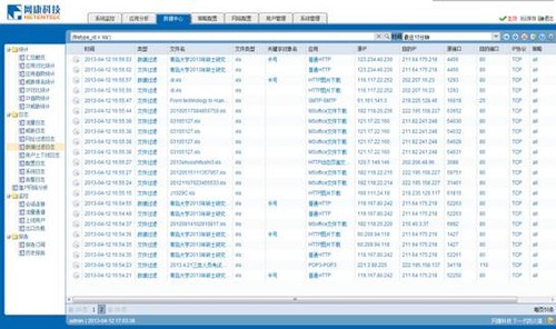 网康下一代防火墙2.0 数据防泄漏功能体现